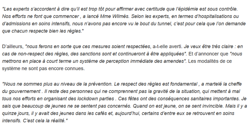 suite premier ministre