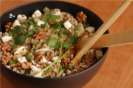 Salade boulgour, quinoa, feta, noix_3