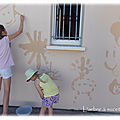 Activité enfant # 9: mercredi peinture sur crépi