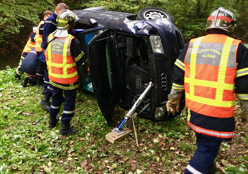 SDIS 2018 MANOEUVRES INTERCENTRES HIRSON voiture