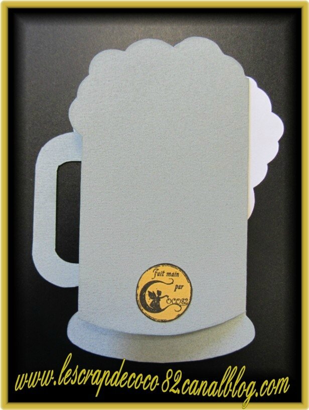 Carte Joyeux Anniversaire Biere Pour Bastien Le Scrap De Coco