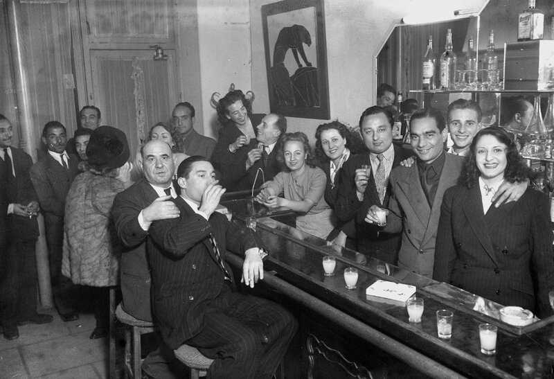 le Baro-Bar de Ferret en 1945, futur Bar des Trois Canards
