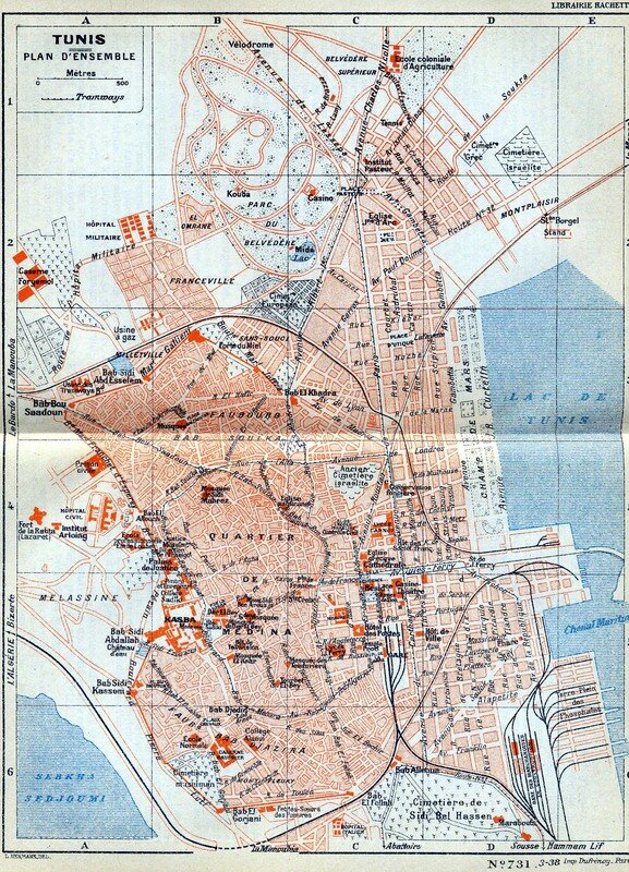 La ville de Tunis en 1932 La Tunisie d'hier La ville de Tunis en 1932 La Tunisie d'hier