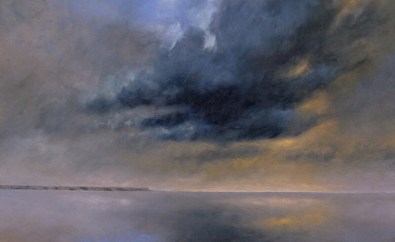 horizon elevation 84 la pointe du groin pastel à l'huile, 48 x 32 cm oct 2018