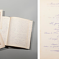 Un manuscrit des mémoires de madame de la bouëre