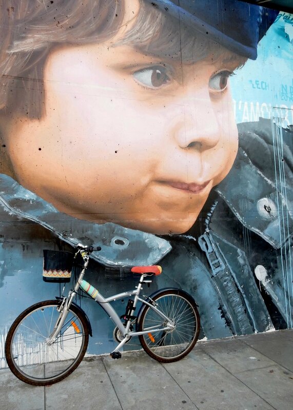 pimp ton vélo (Anisbee) - fresque sur les pas des géants, Toulouse