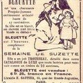 Réclame: poupée bleuette 1918
