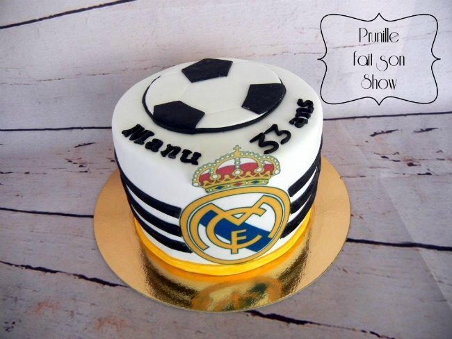 Gateau Real Madrid Vanille Framboise Prunille Fait Son Show