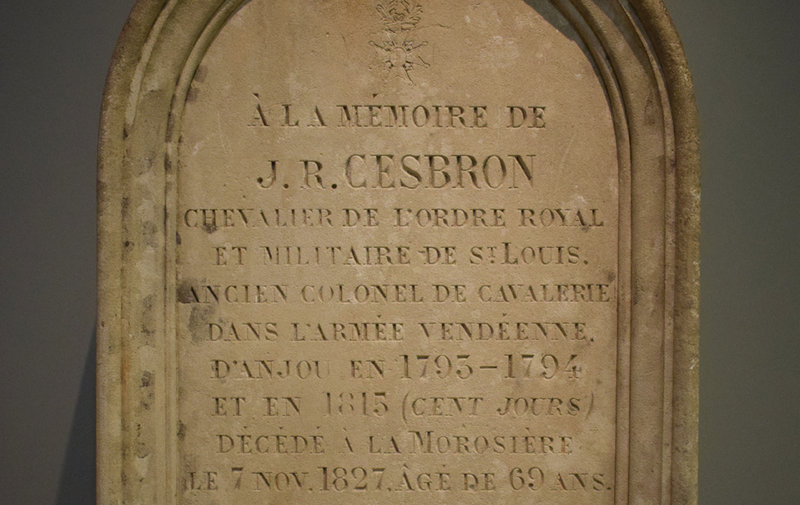 Pierre tombale de JR Cesbron