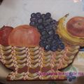 panier 'fruits' atelier peinture sur bois