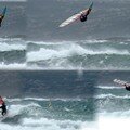 Chronophoto, back jump ..... strong wind !!!