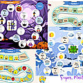 Jeux de plateaux en anglais, cycle 3