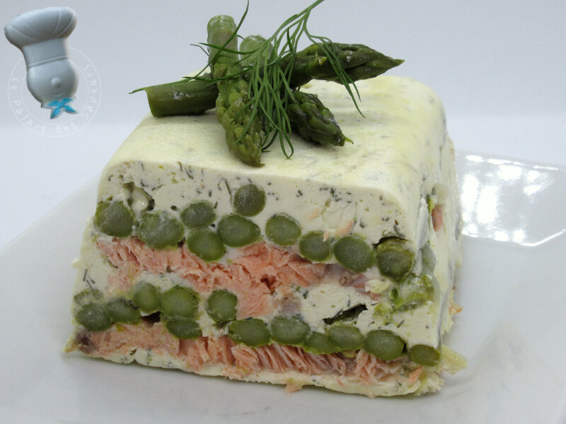Terrine d'asperges au saumon Le Palais des Saveurs