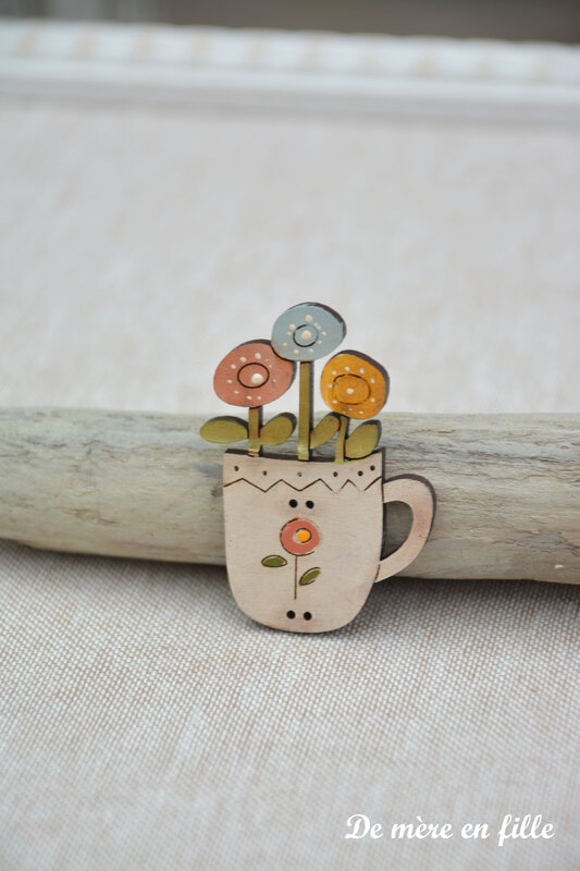 tasse de fleurs
