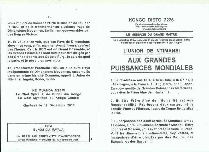 AUX GRANDS PUISSANCES MONDIALES a