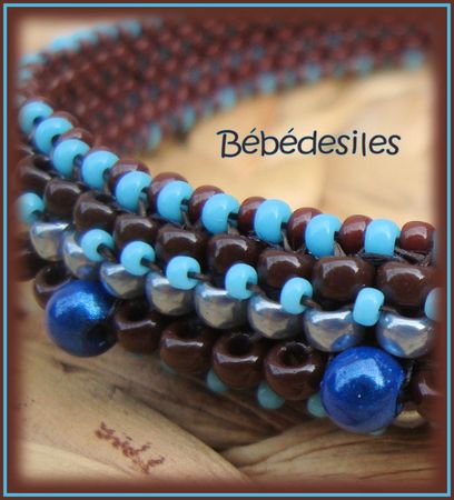 bracelet stargazer bangles Heather collin_turquoise chocolat3