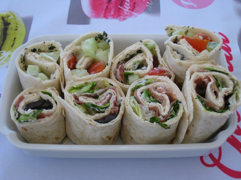 WRAPS (pour l'apéritif) Les petits plats de Mimimarie