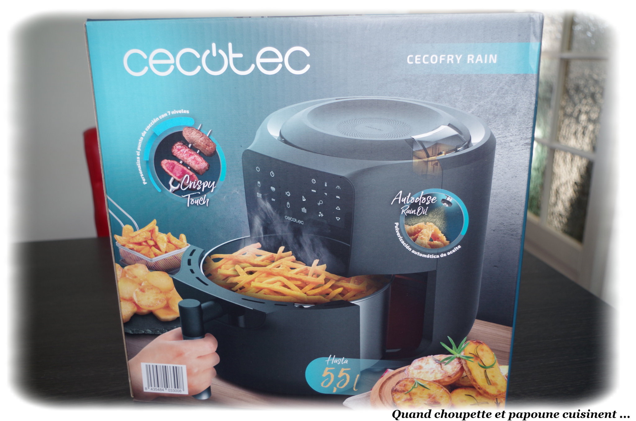 Cecotec - Friteuse sans huile Cecofry Rain Cecotec