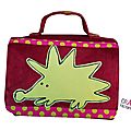 cartable velours herisson1
