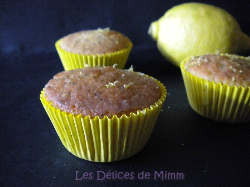 Petits muffins au citron et au pavot 3