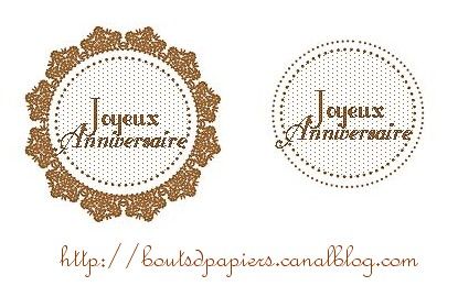 Joyeux Anniversaire Les Etiquettes Et s De Tatalo