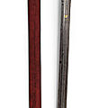 An indian sword with firangi blade and scabbard, 17th-18th century 