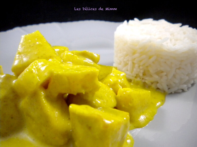 Poulet au curry et à l’ananas 2