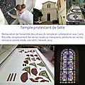 Restauration vitraux Sète