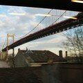Le pont d'Aquitaine vu depuis le train