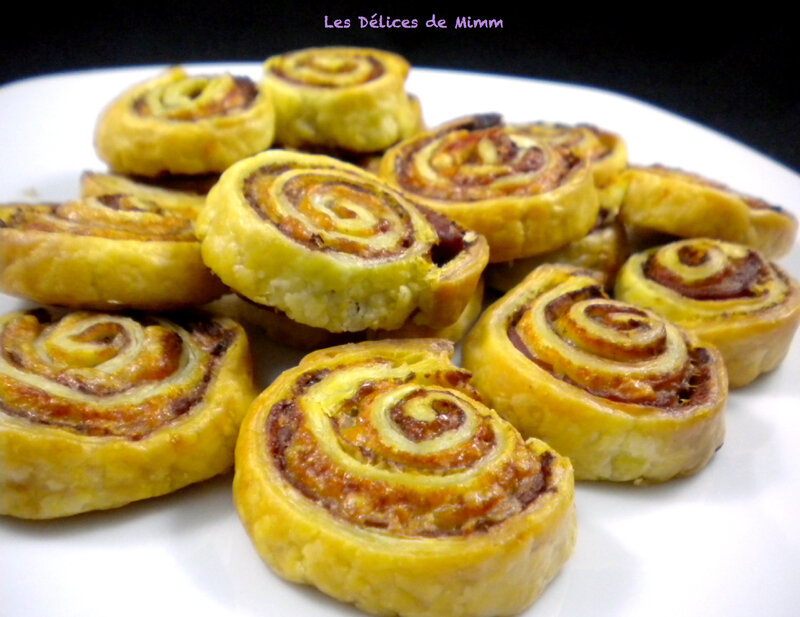 Escargots feuilletés au pesto et parmesan 5