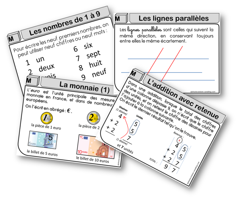Maths leçons CE1 (LaCatalane)