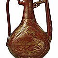 A 'kinrande' iron-red ewer, ming dynasty, 16th century