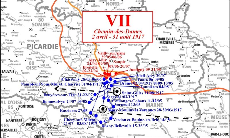 Carto Journal de Marche VII Chemin des Dames