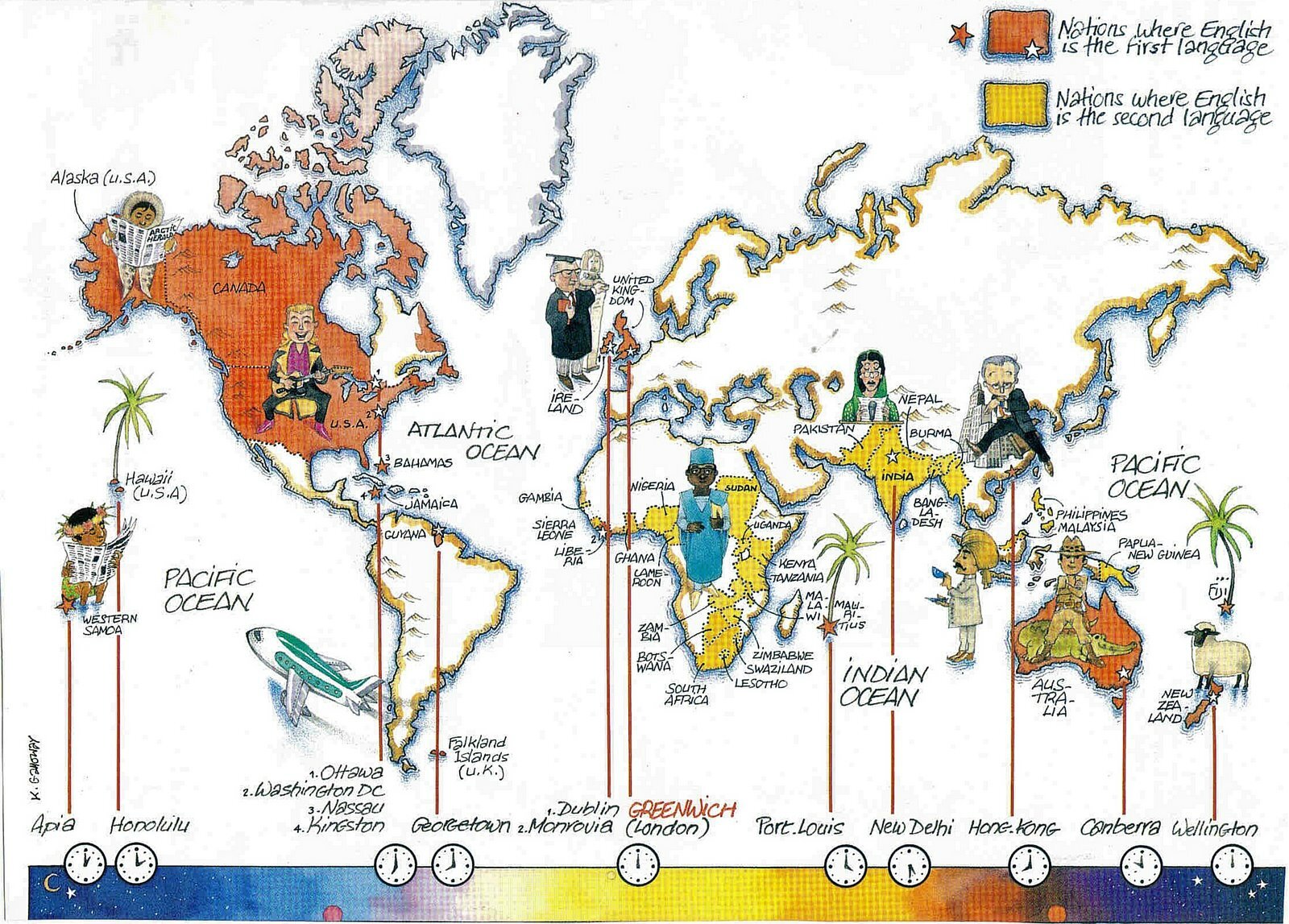 Countries of the English speaking world  Louis Bl riot s 