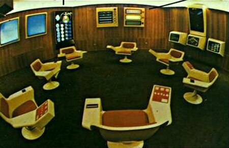 1971-salle de control de Cybersyn