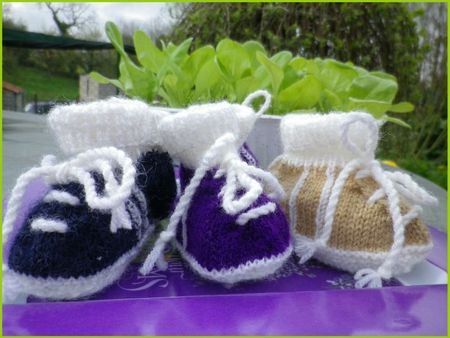 chaussons baskets