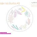 Broder les feuilles : motifs 2