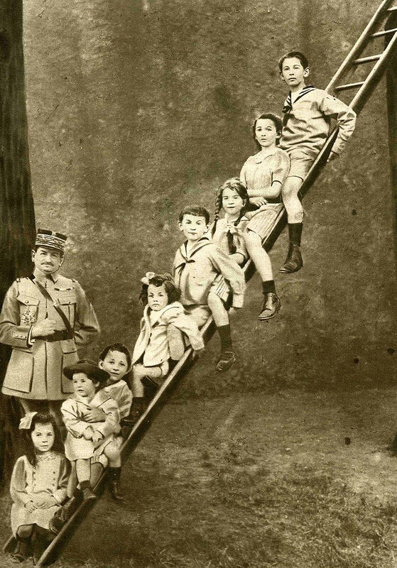 Général Mangin et ses enfants
