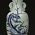 A large celadon-ground 'prunus' vase, qianlong mark and period (1736-1795)