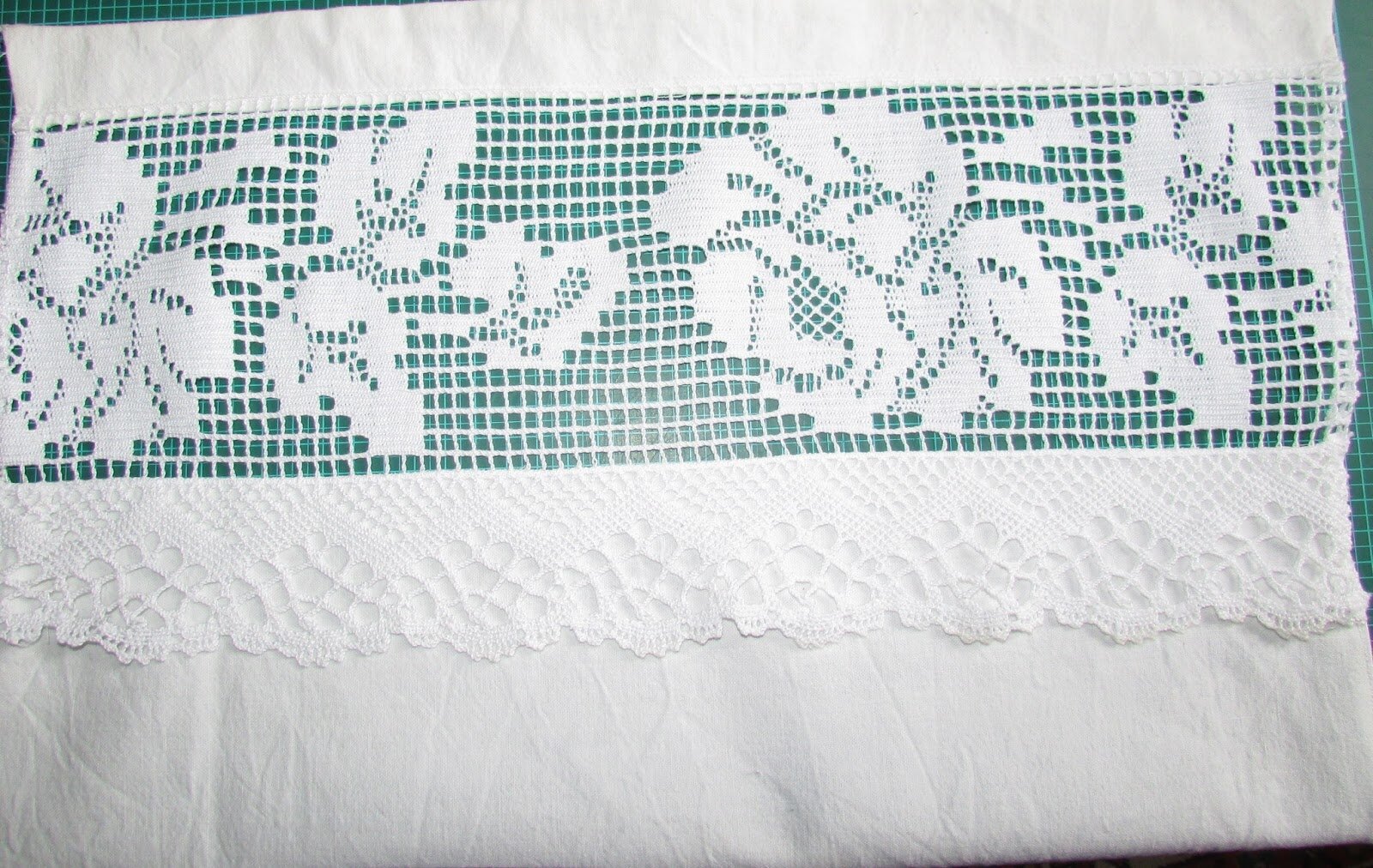 2 RIDEAUX BRISE BISE LIN DENTELLES POMPON EN CROCHET /FRENCH ANTIC ... 2 RIDEAUX BRISE BISE LIN DENTELLES POMPON EN CROCHET /FRENCH ANTIC ...