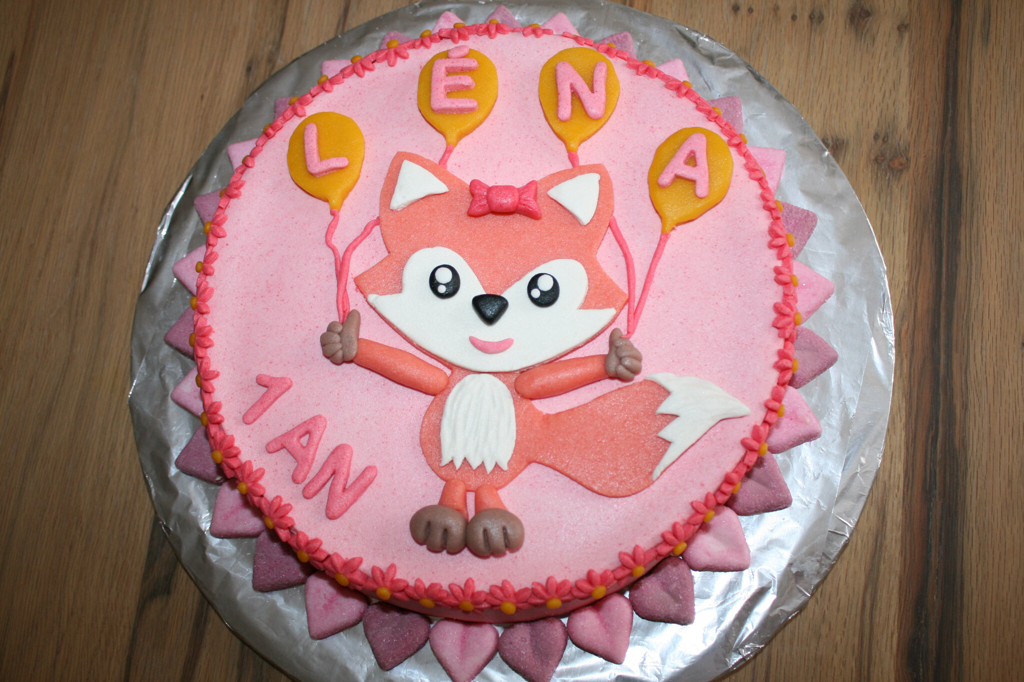 Gateau D Anniversaire Renard Lena 1 An Les Lutins Creatifs Bricolage Pour Enfants