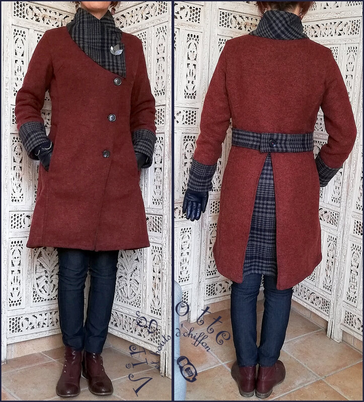 Manteau double face