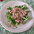 Salade de museau de porc à la lyonnaise