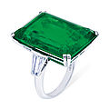 Emerald and diamond ring, mouawad