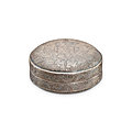 A small silver 'floral' box and cover, tang dynasty