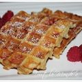 Gaufres aux framboises