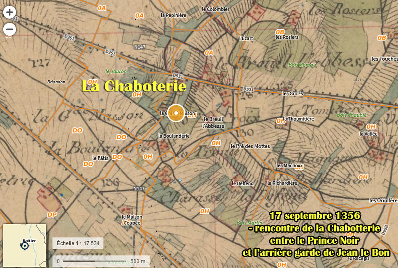 17 septembre 1356 - rencontre de la Chabotterie entre le Prince Noir et l’arrière garde de Jean le Bon 2