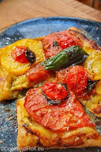 Tarte feuilletee tomates-8