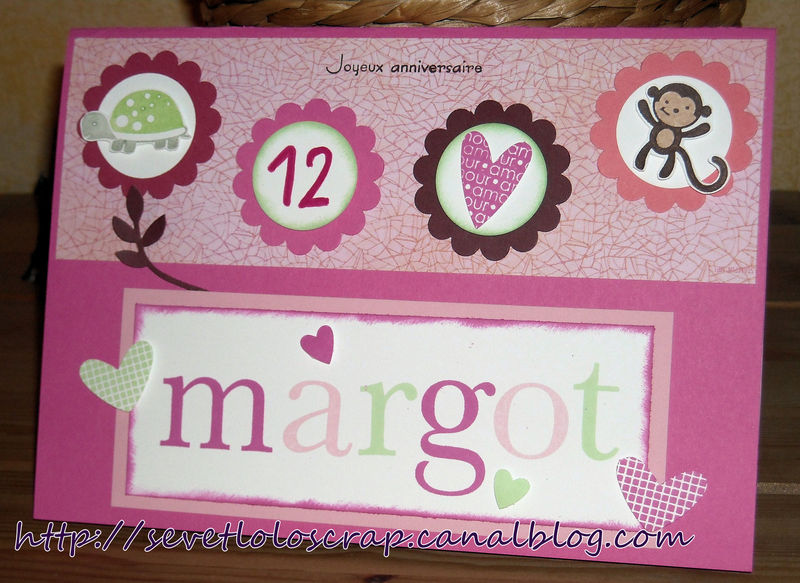 Anniversaire Margot Sev Et Lolo Scrapent