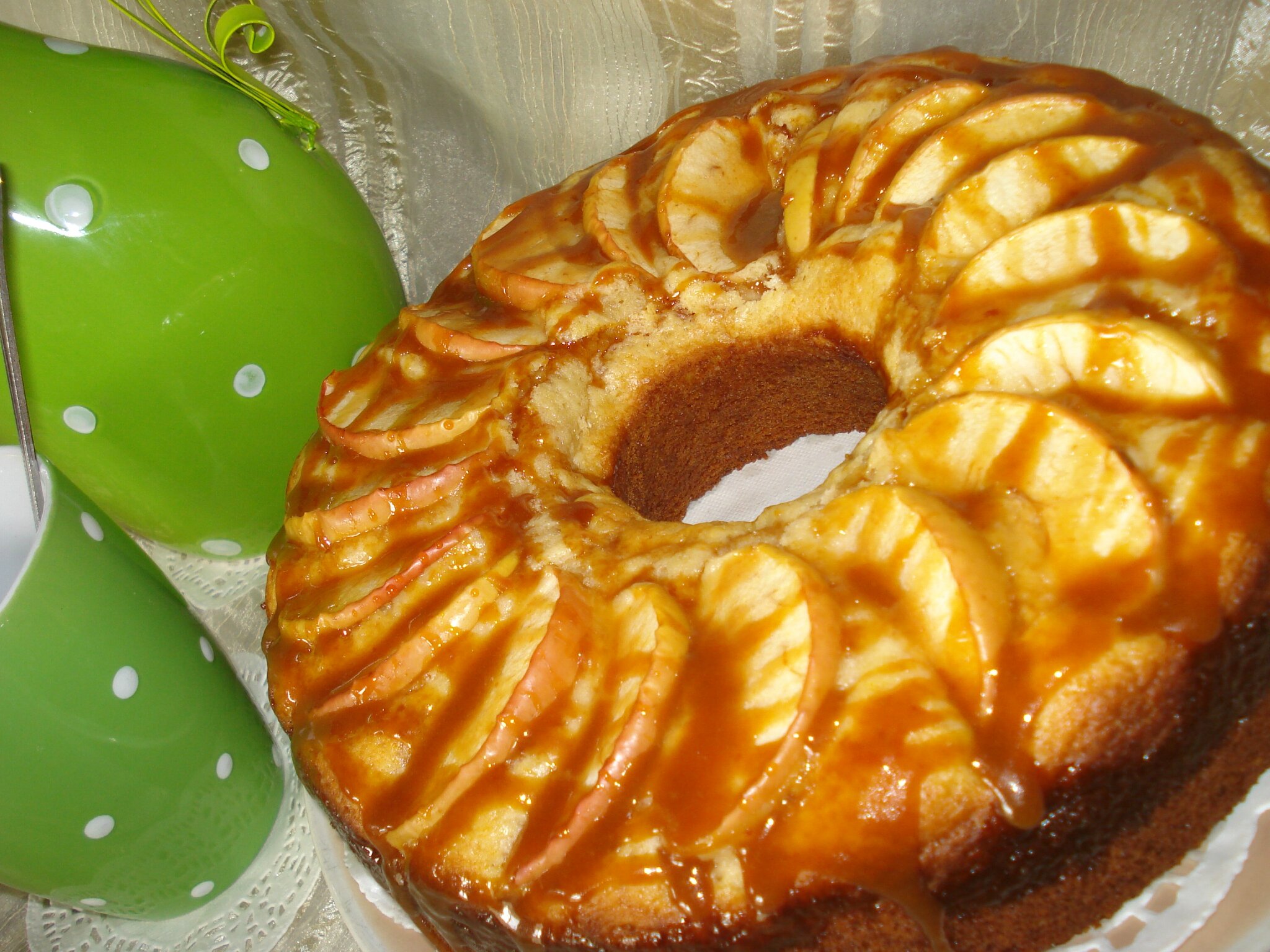 Gâteau Aux Pommes Et Caramel Au Beurre Salé Sans Oeufs Artculinaireetcitationsberberes 